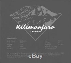 2019 $25 Cook Islands 7 Summit Series Kilimanjaro 5 oz Silver Coin