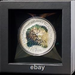 2019 $25 Cook Islands 7 Summit Series Kilimanjaro 5oz Silver Coin MS70-First Day