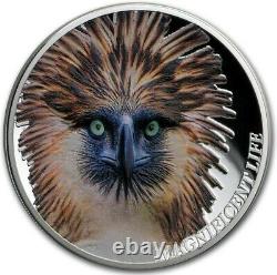 2019 $5 Cook Island Magnificent Life PHILIPPINE EAGLE 1 Oz Silver Proof Coin