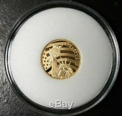 2019 Cook Islands $5.00 1/10 oz coin, Only 24% Gold, Proof Struck