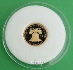 2019 Cook Islands $5 1/10 oz. 24 GOLD content 24% Liberty Bell. 240 Fine Coin