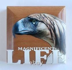 2019 Cook Islands $5 1 oz. SILVER Proof Coin Magnificent Life Philippine Eagle