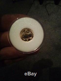 2019 Cook Islands $5 Indian Head 1/10th Ounce. 24 Pure Gold Collector Coin