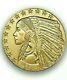 2019 Cook Islands $5 Indian Head Liberty 1/10th Ounce 24% Gold Sealed Coin