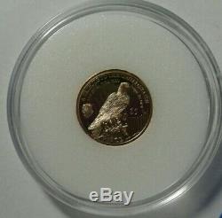 2019 Cook Islands $5 Liberty. 24 Gold 1/10 oz Collectible Historical Peace Coin