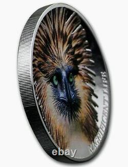 2019 Cook Islands $5 MAGNIFICENT LIFE PHILIPPINE EAGLE 1oz Proof Silver Coin