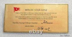 2019 Cook Islands Rose's Ticket for the Titanic 5 grams. 999 silver foil