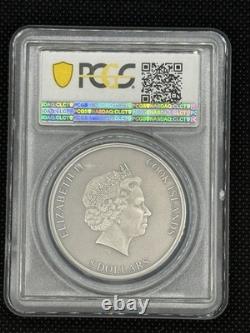 2019 Silver Cook Islands Trapped Antique Finish FDOI PCGS MS70 #272