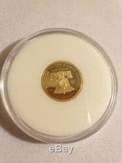2019 Statue of Liberty $5. 24 pure gold coin With COA