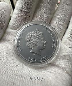 2020 2nd COIN Cook Islands STILL TRAPPED Silver Coin 1 oz Hands With Stains