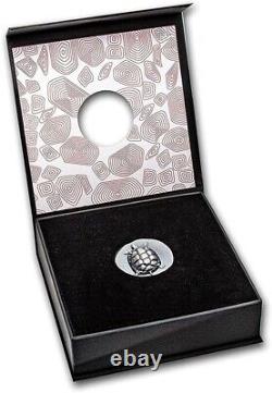 2020 $5 Cook Islands, Tortoise 1oz 999 Silver Coin with Box Silver