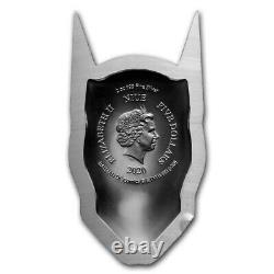 2020 $5 Niue BATMAN COWL MASK 2oz 999 Silver Coin with Box and COA