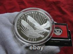 2020 American Double Eagle 3 oz Rare Size Cook Islands $20.999 Silver Coin wCap