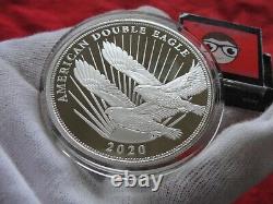 2020 American Double Eagle 3 oz Rare Size Cook Islands $20.999 Silver Coin wCap