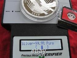 2020 American Double Eagle 3 oz Rare Size Cook Islands $20.999 Silver Coin wCap