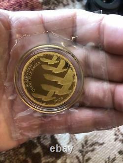 2020 Cook Island 200MG Quintuple Eagle solid gold coin
