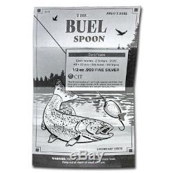 2020 Cook Islands 1/2 oz Silver Legendary Lures The Buel Spoon SKU#213372