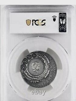 2020 Cook Islands 3oz Antiqued Silver Steampunk High Relief $20