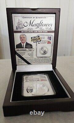 2020 Cook Islands $5 Mayflower Voyage 400th Anniversary NGC PL 70 Don Everhart