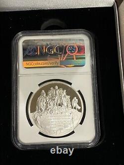 2020 Cook Islands $5 Mayflower Voyage Proof Silver Coin NGC PL70 Don Everhart