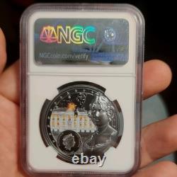2020 Cook Islands $5 The White House. 999 Silver Ultra High Relief NGC PF70 UC