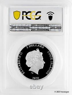 2020 Cook Islands $5 Vinales Meteorite High Relief 1oz Silver PCGS PR69DCAM