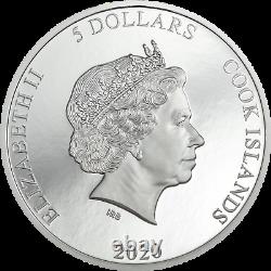 2020 Cook Islands $5 Vinales Meteorite High Relief 1oz Silver Proof Coin OGP