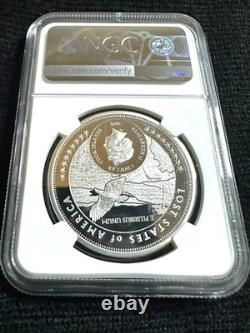2020 Cook Islands Lost States of America 1 Ounce State of Franklin NGC PR70