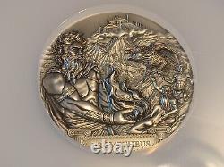 2020 Cook Islands Prometheus 3 Oz Ngc Certified Ms70first Day Of Issue Very Rare