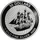 2020 Cook Islands Silver Kilo Bounty Sailing Ship 32.15 oz $30 BU