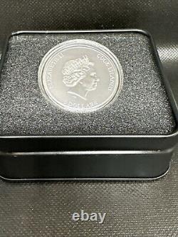 2020 Cook Islands Still Trapped 2nd 1oz Silver Low Montage. 999