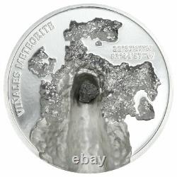 2020 Cook Islands Vinales Meteroite Ultra High Relief 1 oz Silver Proof $5 OGP