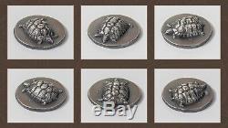 2020 Cook islands $5 TORTOISE, Ultra high relief 1 oz. 999 Silver coin