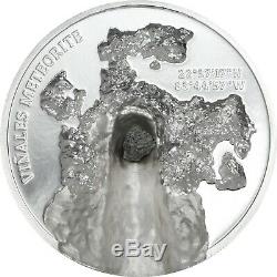 2020 Viñales Vinales Meteorite Impacts Silver Coin Ultra High Relief Cook Island