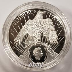 2021 $1 Cook Islands 1 oz. 999 Silver Gilded Proof Morgan & Peace COA Q3913