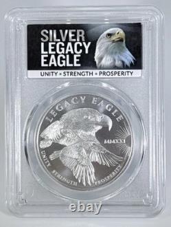 2021 $1 Cook Islands Silver Legacy Eagle PCGS MS70 First Strike