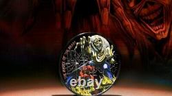 2021 1 Oz Silver $5 Cook Islands The Number Of The Beast IRON MAIDEN Coin