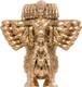 2021 $20 Cook Islands Ravana King of Demons Shaped Gilded 3 Oz Silver Coin