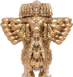 2021 $20 Cook Islands Ravana King of Demons Shaped Gilded 3 Oz Silver Coin
