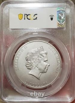 2021 $25 Cook Islands 7 Summit MOUNT ELBRUS PCGS MS70 FDOI 5 Oz Silver Coin