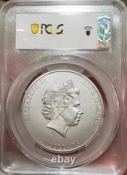 2021 $25 Cook Islands 7 Summit MOUNT ELBRUS PCGS MS70 FDOI 5 Oz Silver Coin
