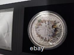 2021 $25 Cook Islands 7 Summits Elbrus 5oz. 999 Silver Coin