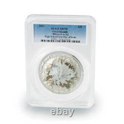 2021 $25 Cook Islands 7 Summits Elbrus Pure Silver Coin