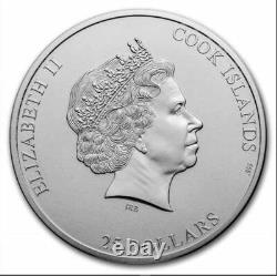 2021 $25 Cook Islands 7 Summits Elbrus Pure Silver Coin