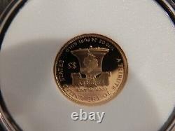 2021 $5.00 Double Eagle Gold Coin COA MINT NEW