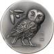 2021 $5 Cook Islands, ATHENA'S OWL 1oz 999 Silver Coin withBox&COA