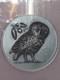 2021 5oz Cook Islands $25 Athena's Owl Ultra High Relief MS70 Only 555 Minted