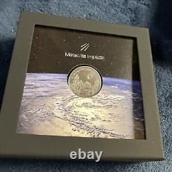 2021 CIT Cook Islands Meteorite Impacts La Cienega. 999 1 oz. Silver $5 Coin