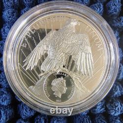 2021 CIT Cook Islands Morgan & Peace 1oz Silver Gilded Proof Coin GR Reserve LTD