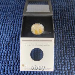 2021 CIT Cook Islands Morgan & Peace 1oz Silver Gilded Proof Coin GR Reserve LTD